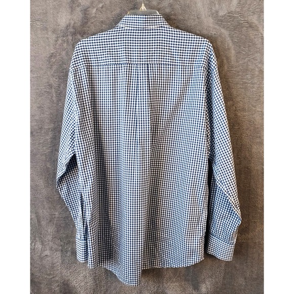 Peter Millar‎ Shirt Men's Size XL  Nanoluxe Easycare Gingham Dress Shirt - Picture 5 of 14